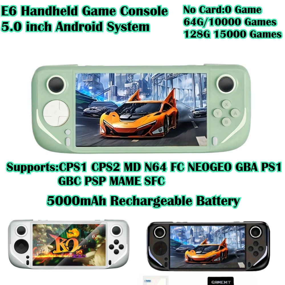 Gaming Console E6 - E6 Portable Handheld Game Console 5.0