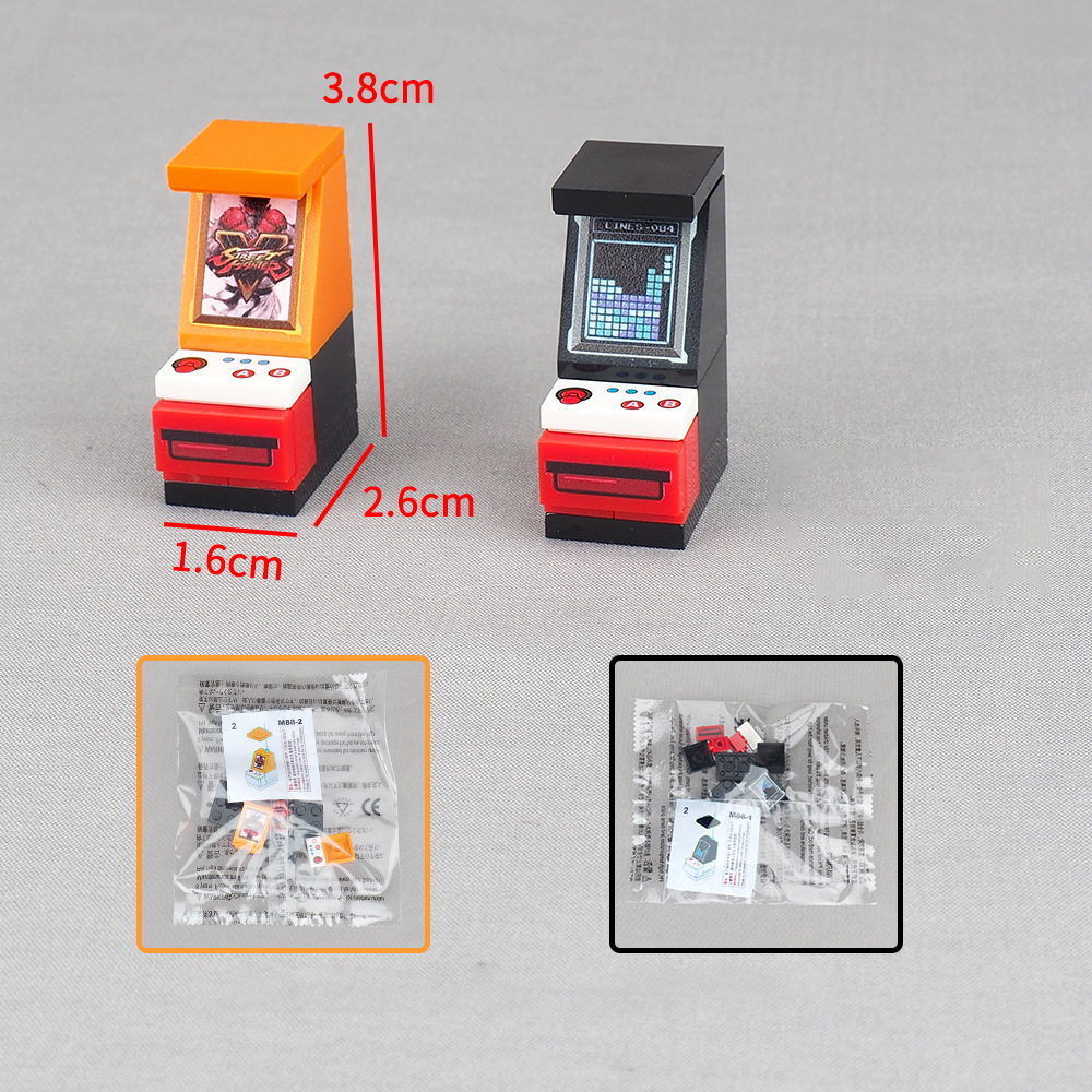 Gaming Console Lego - MOC 1PCS Mini Arcade Games Console