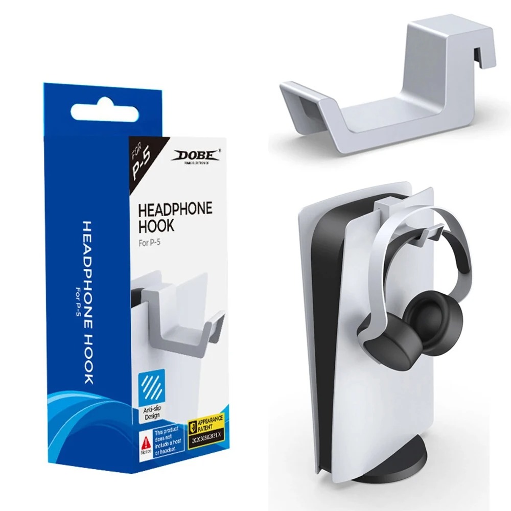 Gaming Console Holder - Headphone Stand Mount for PS5 Consoles