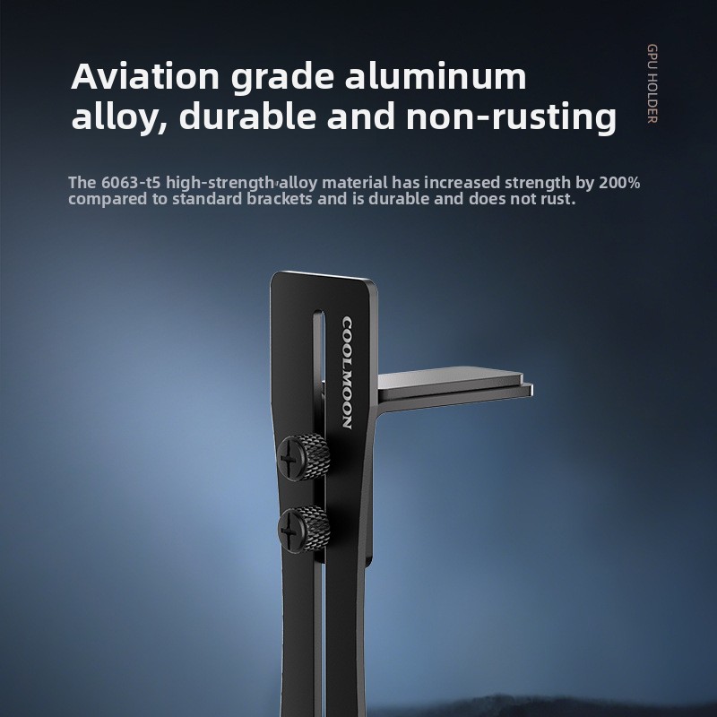 Universal Aluminum GPU Brace S - Gaming Card Holder recensie en prijs