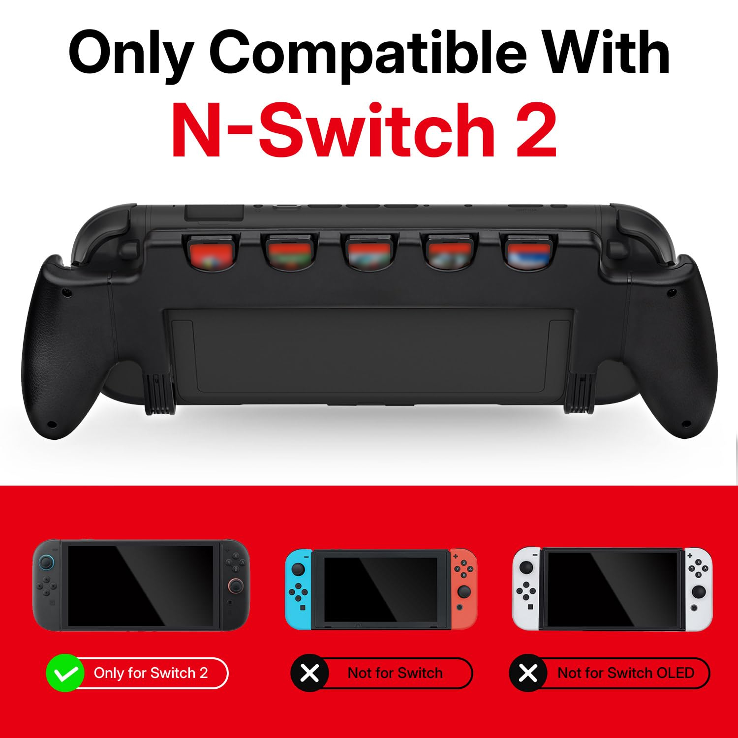 Hand Grip Case For Nintendo Sw - Gaming Card Holder recensie en prijs