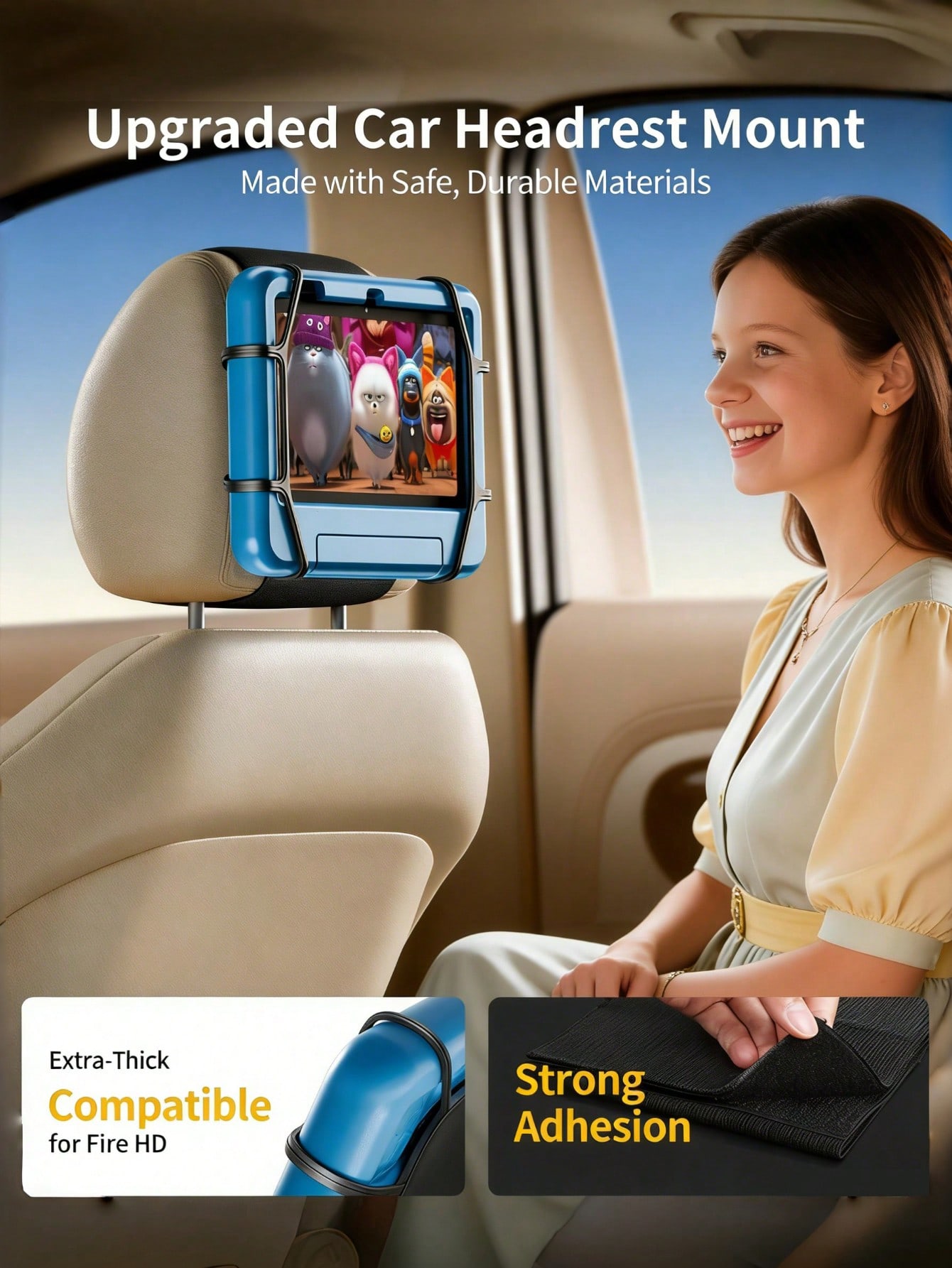 Car Headrest Tablet Holder – 3 - Gaming Console Holder recensie en prijs