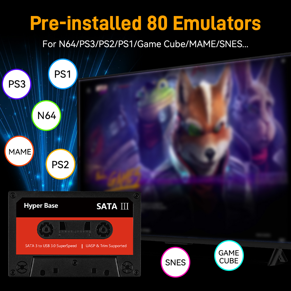 Batocera 500G/2T Emulator Game - Gaming Console In Chinese recensie en prijs