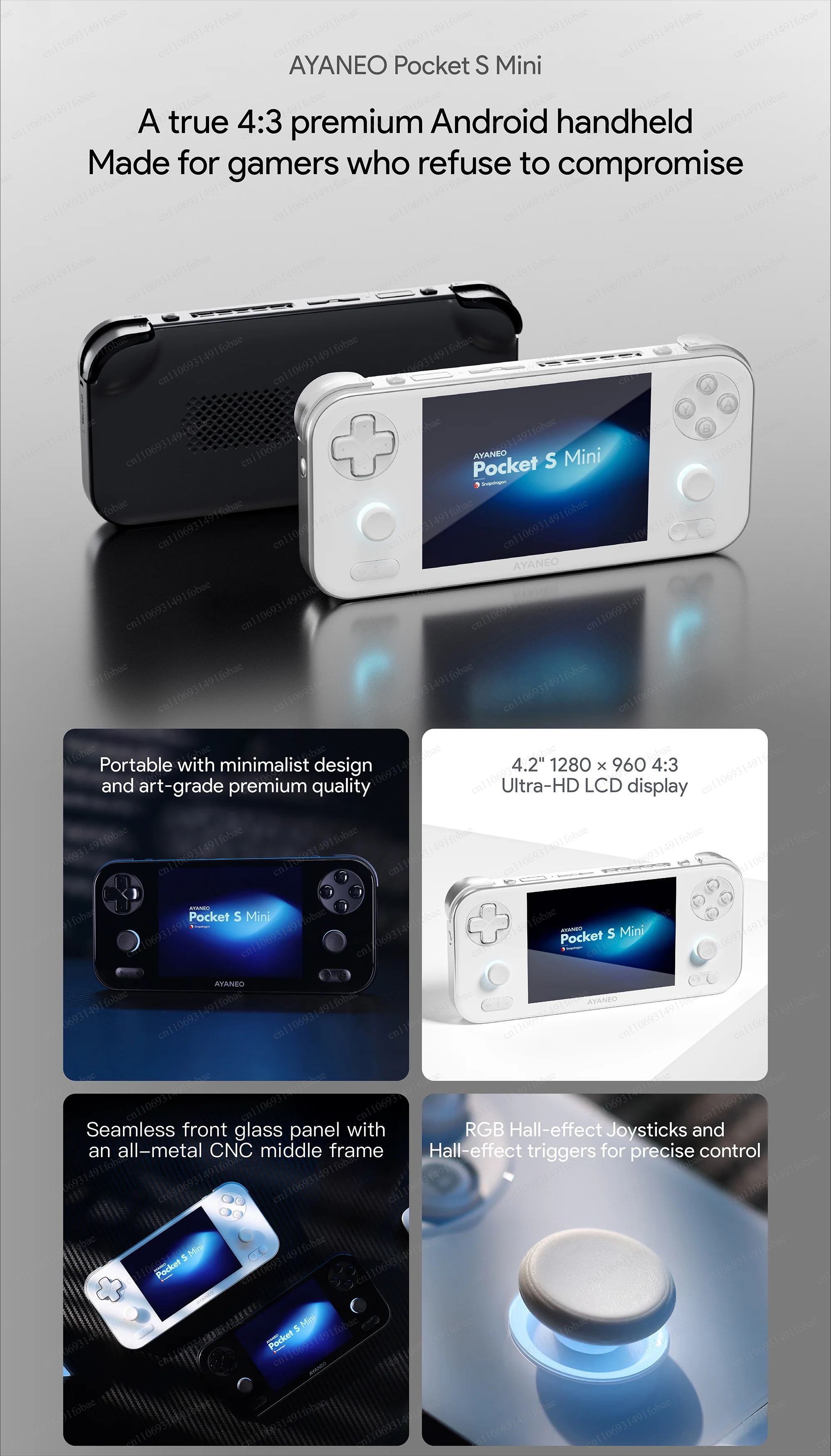 AYANEO Pocket S Mini Retro Han - Gaming Console Retro recensie en prijs