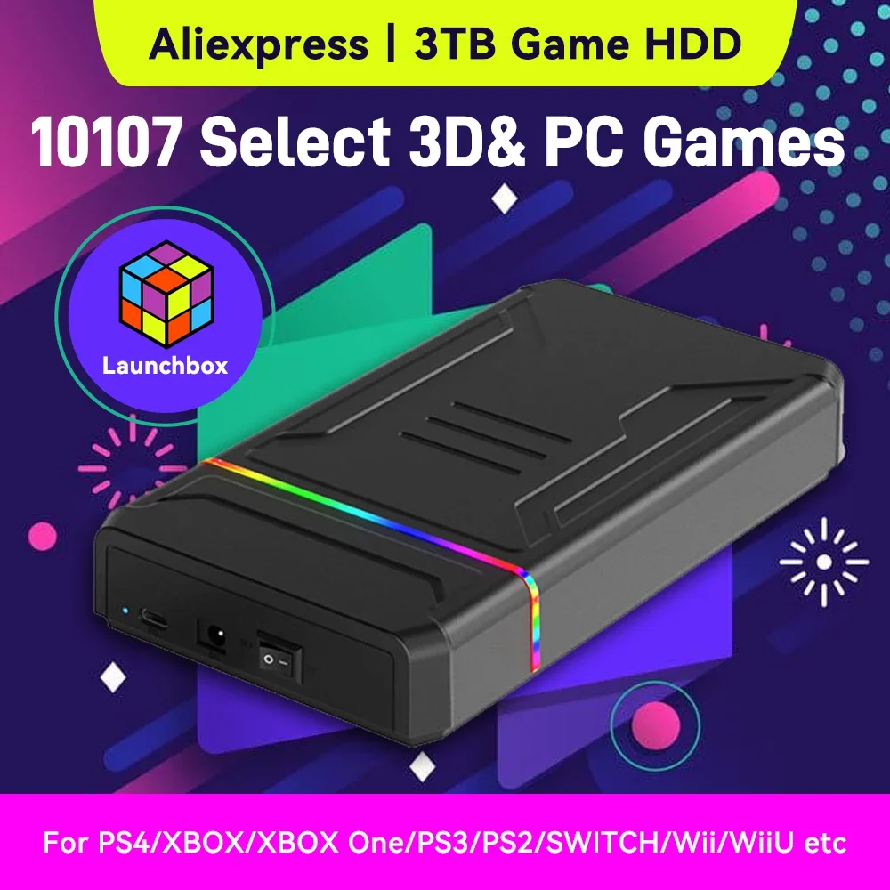 3TB Launchbox Portable Gaming  - Gaming Console In Chinese recensie en prijs
