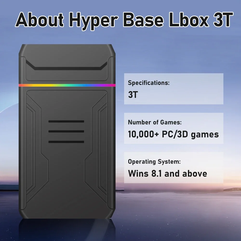 3TB Launchbox Portable Gaming  - Gaming Console In Chinese recensie en prijs