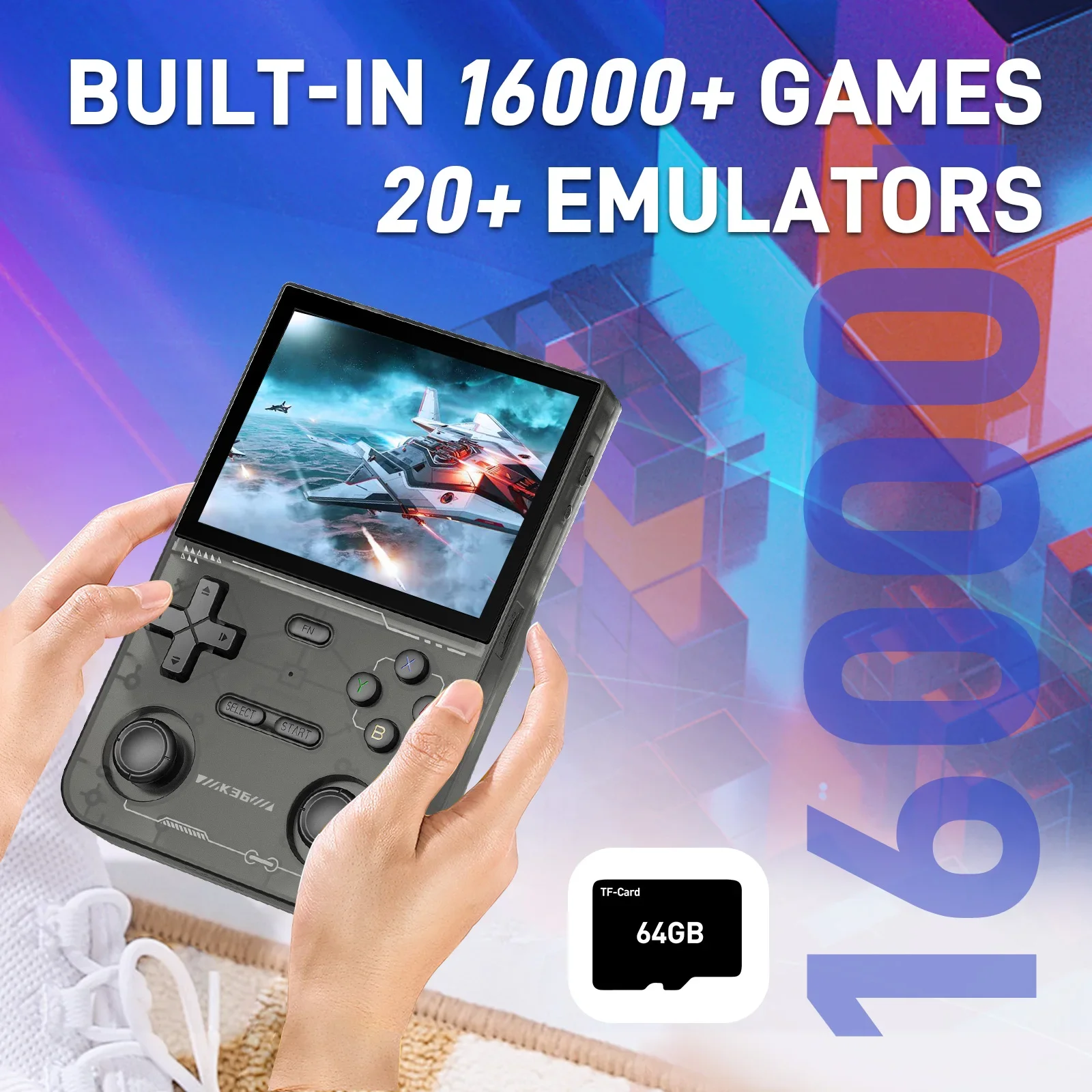 GAMINJA K36 3.5Inch IPS Screen - Gaming Console K36 recensie en prijs