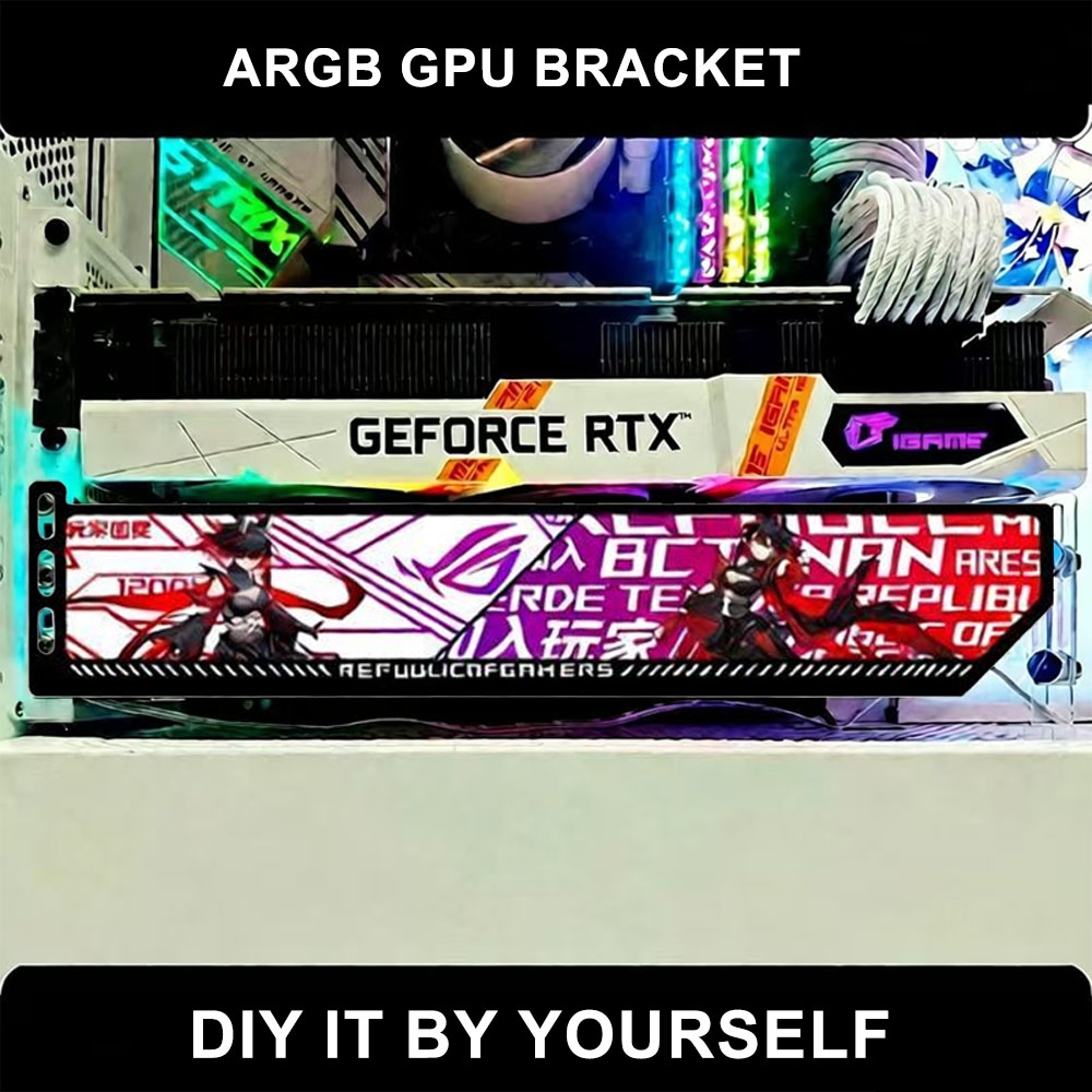 Customize RGB VGA Holder 5V/12 - Gaming Card Holder recensie en prijs