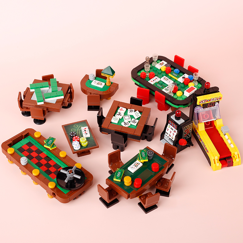MOC City Poker Table Building  - Gaming Console Lego recensie en prijs