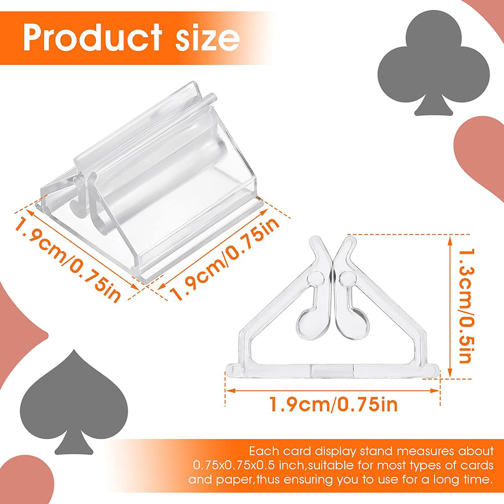 12/24/48Pcs Mini Clear Stands  - Gaming Card Holder recensie en prijs