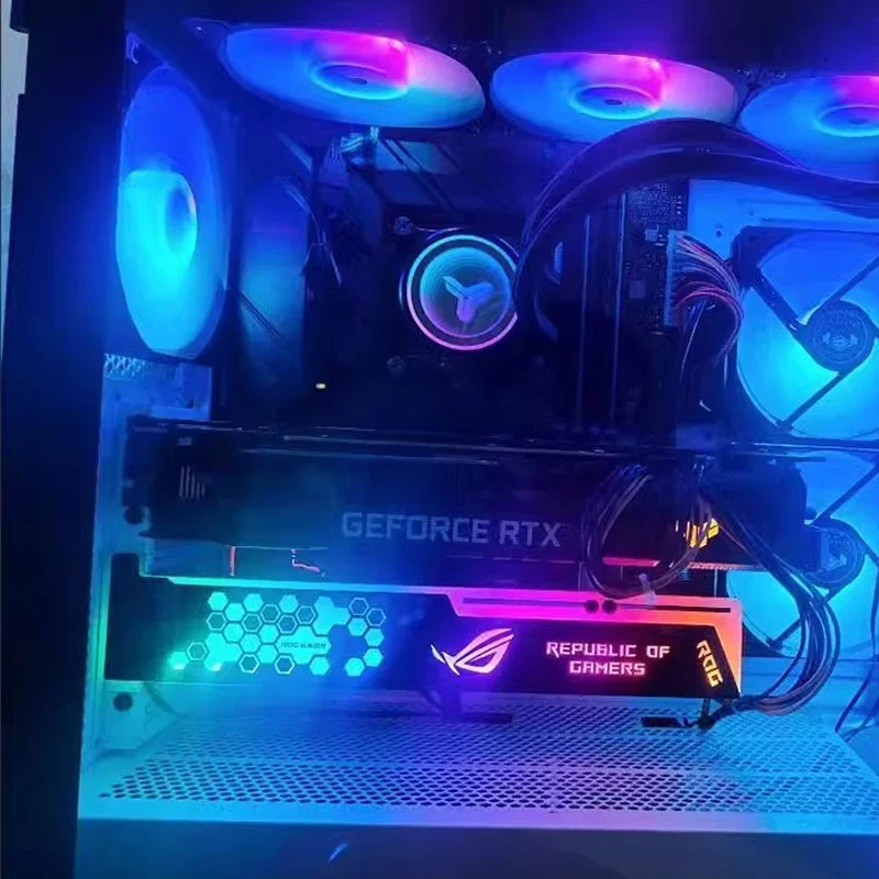 4090 VGA Holder 5V ARGB AURA S - Gaming Card Holder recensie en prijs