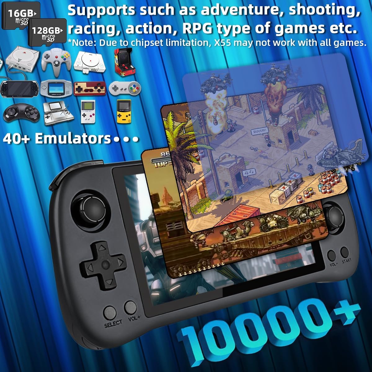 2pcs/set Tempered Glass Screen - Gaming Console X55 recensie en prijs