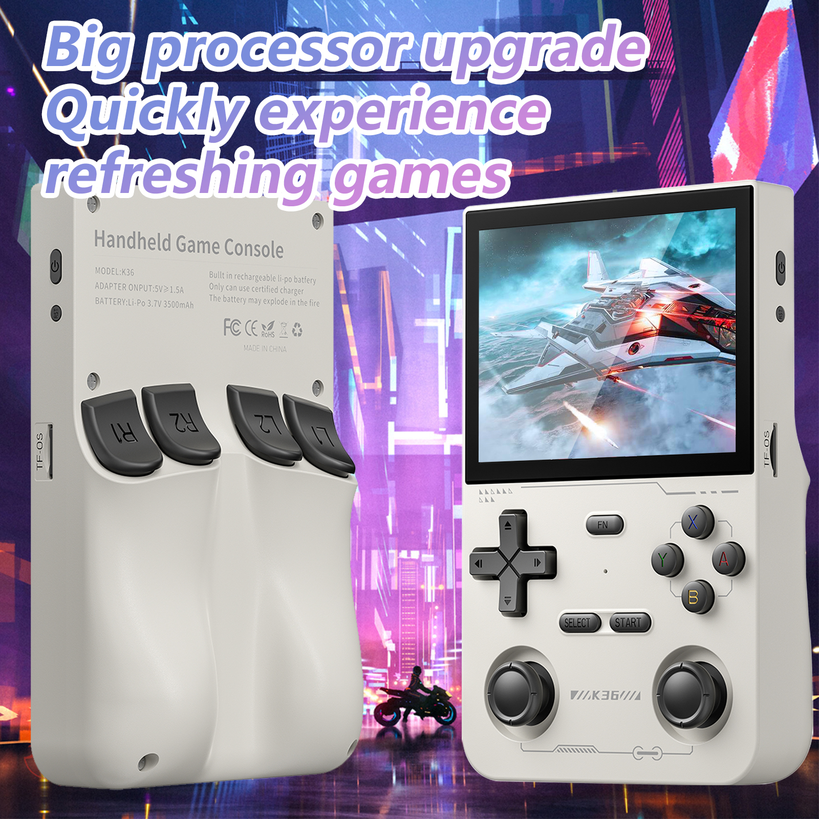 GAMINJA K36 Handheld Game Cons - Gaming Console K36 recensie en prijs